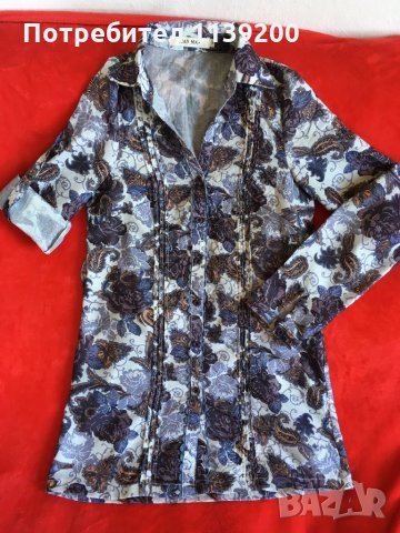 Нова памучна риза туника с дълъг ръкав МАN MAN S, снимка 3 - Ризи - 26849559