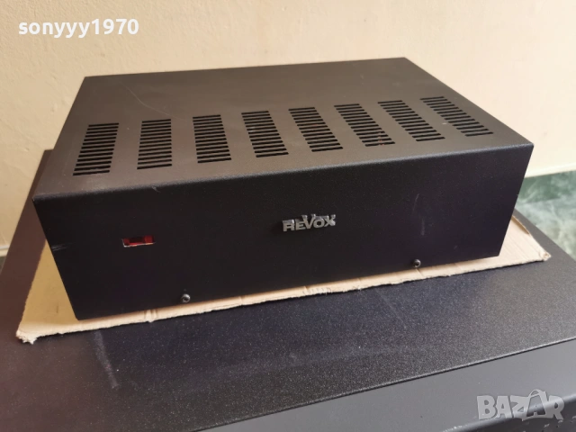 REVOX V 219 STEREO AMPLIFIER-MADE IN GERMANY-ВНОС SWISS 2801261904, снимка 7 - Ресийвъри, усилватели, смесителни пултове - 53261293
