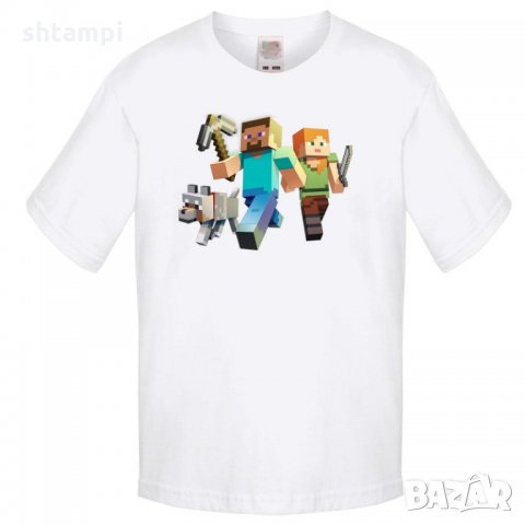 Детска тениска майнкрафт Minecraft 1, снимка 5 - Детски тениски и потници - 32697681