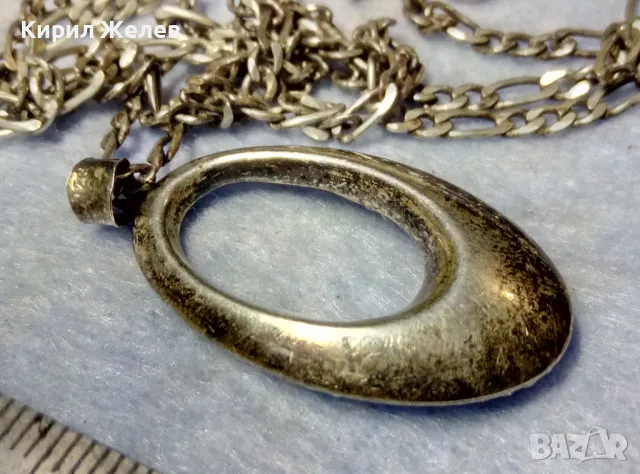 СКЪПОЦЕНЕН СРЕБЪРЕН ПЕНДАНТ СРЕБРО 925 с МАРКАЗИТИ ЦИРКОНИ и СРЕБЪРНА КАРТИЕ ВЕРИЖКА СРЕБРО925 40512, снимка 3 - Колиета, медальони, синджири - 49916660