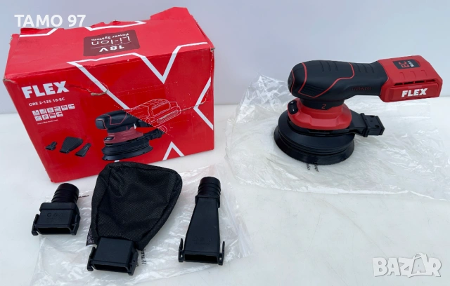 Flex ORE 2-125 18-EC - Нов безчетков ексцентършлайф 18V