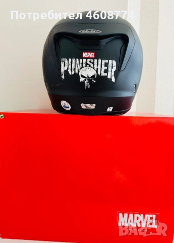 HJC RPHA 11 Marvel Punisher, снимка 2 - Аксесоари и консумативи - 51882184
