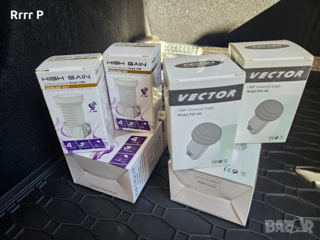 НОВ Сателитен конвертор Vector/High Gain, снимка 2 - Приемници и антени - 52795473