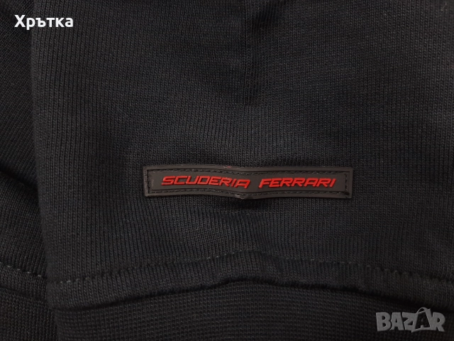 Scuderia Ferrari Crew Sweatshirt - Оригинална мъжка блуза размер S-M, снимка 7 - Блузи - 52829332