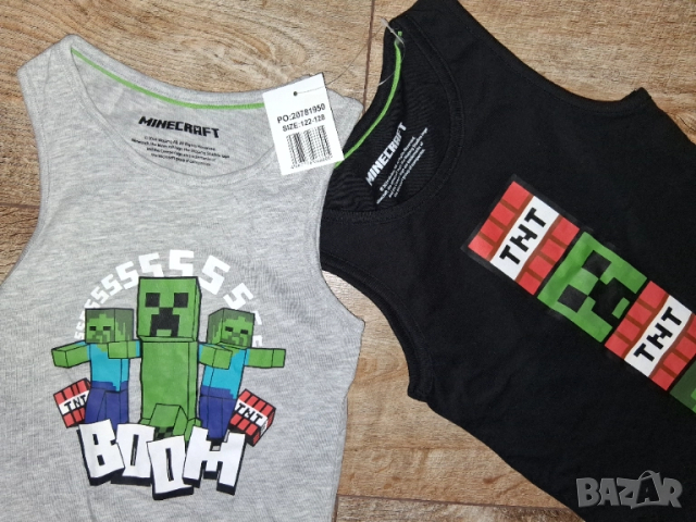р-р122-128см Комплект Minecraft 2бр.потничета, снимка 2 - Детско бельо и бански  - 51611213