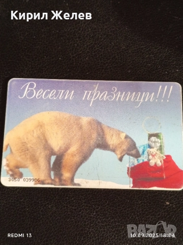 Три фонокарти тема ЖИВОТНИ БРЪМБАР НОСОРОГ,ТРЪНООПАШАТА ПОТАПНИЦА за КОЛЕКЦИОНЕРИ 50869, снимка 6 - Колекции - 51669583