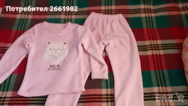 Поларена пухена детска пижама, снимка 1 - Детски пижами - 39253221