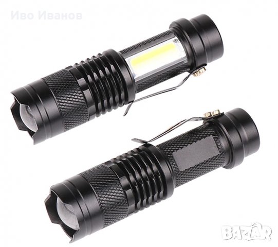 Фенерче със акумолаторна  батерия, снимка 2 - Къмпинг осветление - 35614791