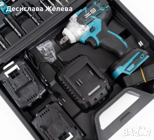 Акумулаторен гайковерт KraftRoyal 36V - Мощен и многофункционален инструмент с комплект аксесоари, снимка 2 - Куфари с инструменти - 52773382