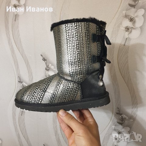 оригинални боти / ботуши  Ugg Bailey Bow Bling  номер 37, снимка 11 - Дамски ботуши - 38662151