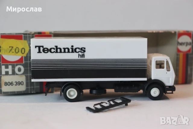 HERPA H0 1/87 КАМИОН MERCEDES BENZ МОДЕЛ КОЛИЧКА, снимка 4 - Колекции - 50523583