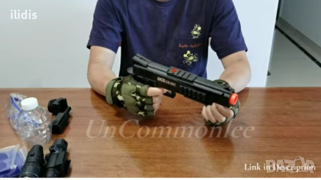 Пейнтбол пистолет Dessert Eagle M1911gel Blaster gun. Paintball  Outdoor&Indoor, снимка 5 - Електрически играчки - 38408861