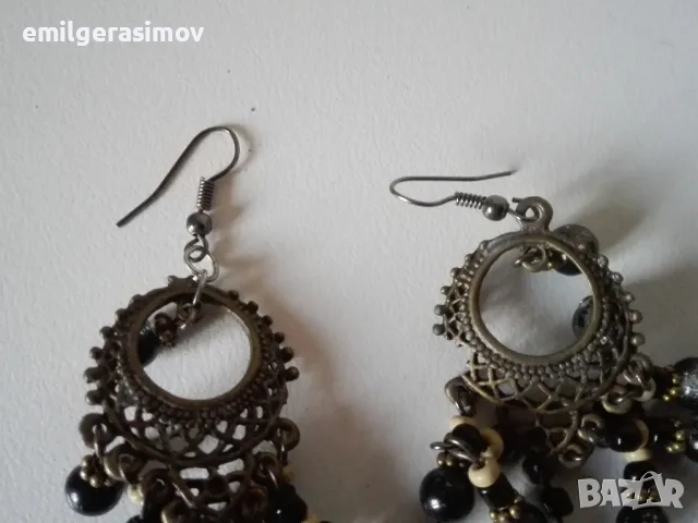 Възрожденски обеци и гривна филигран., снимка 12 - Антикварни и старинни предмети - 49867247