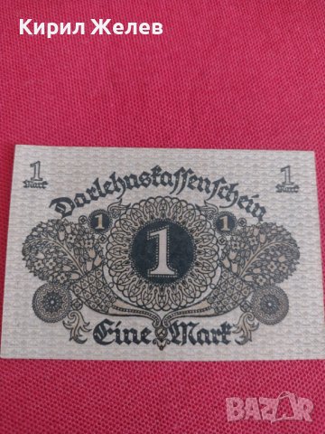 Райх банкнота 1 марка 1920г. Германия перфектна за колекция 28207, снимка 8 - Нумизматика и бонистика - 37141720