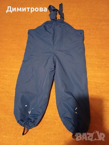 Зимен ватиран гащеризон, ръст 110 см, снимка 2 - Детски панталони и дънки - 43910533