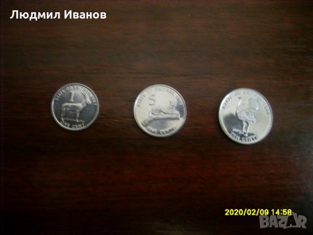 ЕРИТРЕЯ ERITREA 1 5 10 ЦЕНТА 1997 UNC