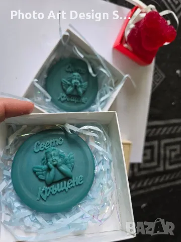 ~•°Луксозни сапунчета за кръщене °•~, снимка 3 - Подаръци за кръщене - 48899851