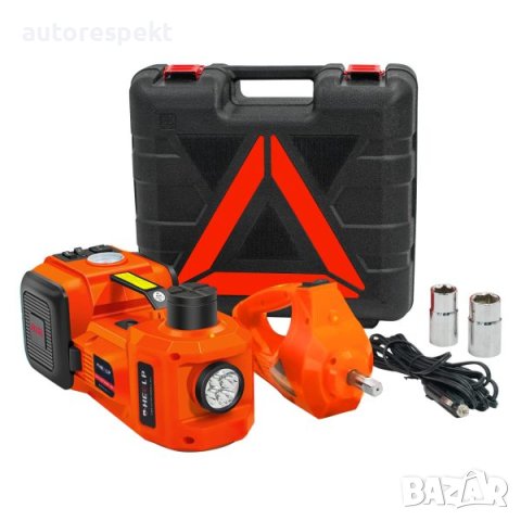 Комплект електрически хидравличен крик 3 в 1, компресор , електрически ударен гайковерт , крик, снимка 2 - Аксесоари и консумативи - 43716048