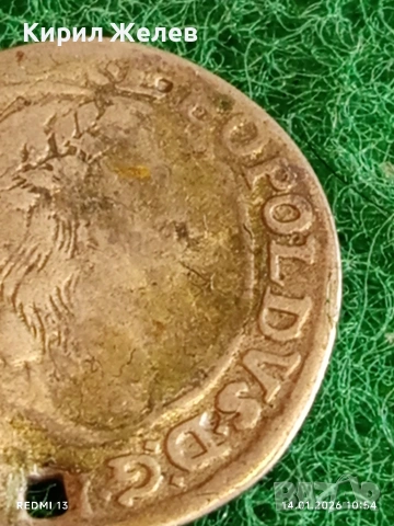 Сребърна монета 6 кройцера 1671г. Леополд първи Унгария за КОЛЕКЦИЯ 52995, снимка 3 - Нумизматика и бонистика - 53093864