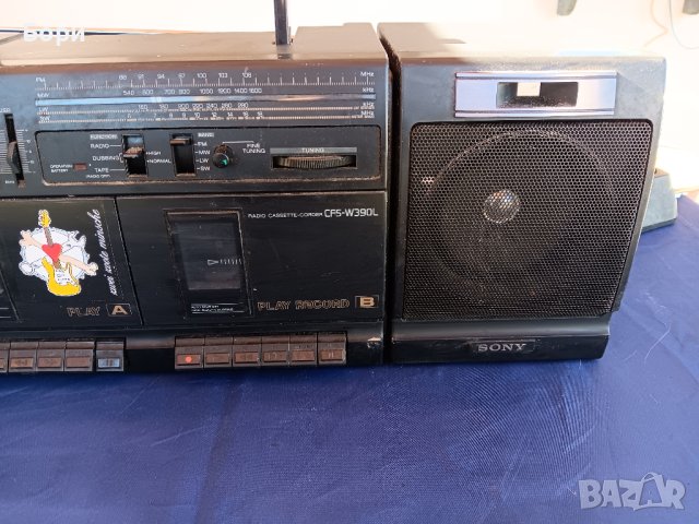 SONY  CFS W 390L Радиокасетофон, снимка 4 - Радиокасетофони, транзистори - 44131153