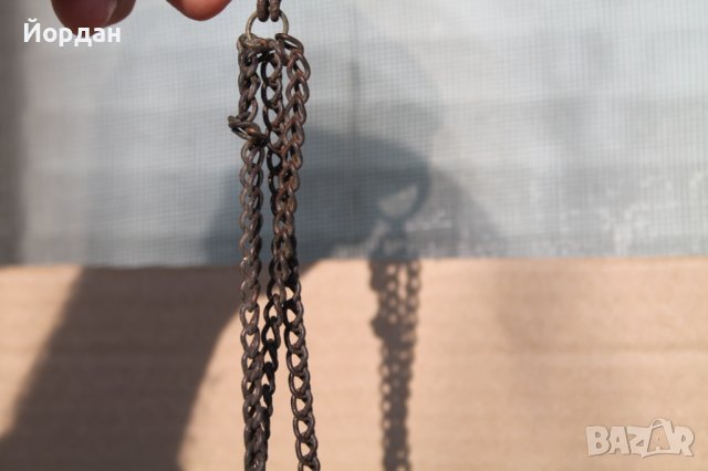 Старо бронзово кандило, снимка 6 - Антикварни и старинни предмети - 43973975