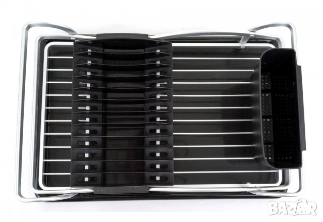 Алуминиев сушилник за съдове с тавичка Wenko, снимка 4 - Сушилници - 38327704