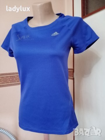 Adidas ClimaLite, Оригинална, Размер XS/S. Код 1763, снимка 2 - Тениски - 36905618