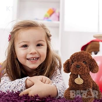 Плюшена играчка Реалистично Кученце Той Пудел 25см Toy Poodle плюшени играчки, снимка 6 - Плюшени играчки - 52594819