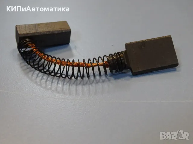 четка въглено-графитна 10х10х28 mm / 16х23х9 mm с пружина, снимка 5 - Резервни части за машини - 49283628