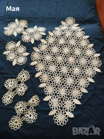 Ръчно плетени покривки едновремешни, снимка 2 - Декорация за дома - 50431536