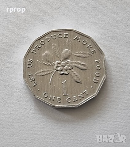 Монета. Карибите. Ямайка. 1 цент. 1996 г., снимка 1 - Нумизматика и бонистика - 37197988