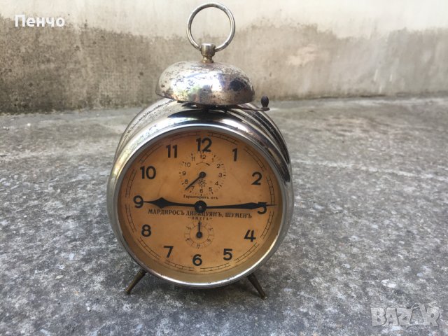 стар часовник - будилник "JUNGHANS" - рядък и интересен, снимка 2 - Антикварни и старинни предмети - 37633959