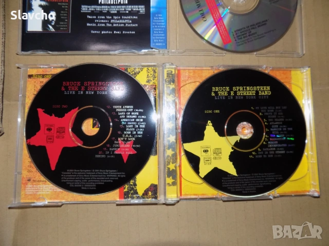 Компакт дискове на-Bruce Springsteen-The River/Streets Of Philadelphia/Bruce Springsteen LIVEnewYork, снимка 6 - CD дискове - 38595739
