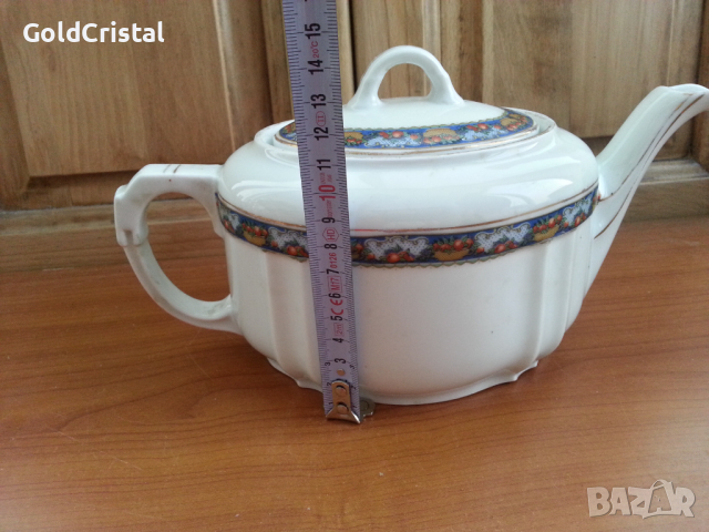  Порцеланов чайник Чехословакия, снимка 5 - Антикварни и старинни предмети - 36471453