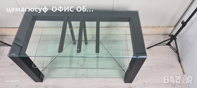 Schroers & Berlin Телевизионна мебел от стъкло внос от германия , снимка 8 - Маси - 43702600