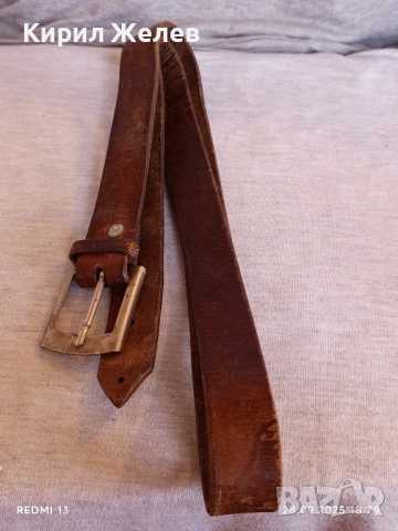 Винтидж кожен колан стар здрав за КОЛЕКЦИЯ ДЕКОРАЦИЯ 49431, снимка 5 - Колани - 51869389