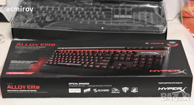 Чисто нови механични гейминг клавиатури HyperX Alloy Elite, USB Hub, снимка 4 - Клавиатури и мишки - 52429227