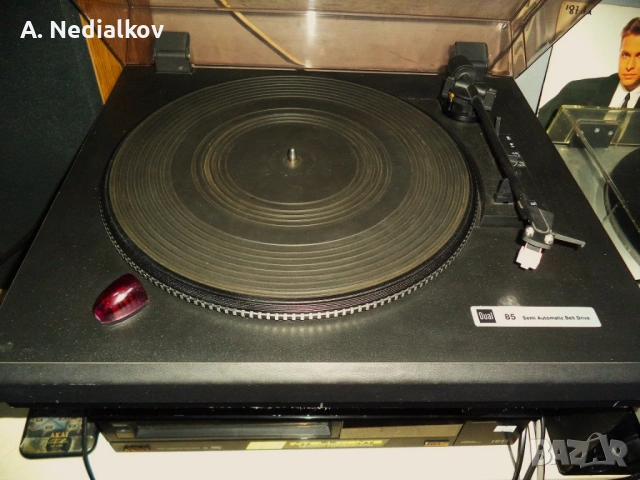 Dual 85 belt drive gramofon, снимка 3 - Грамофони - 53204899