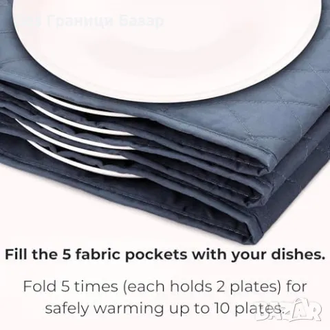 Нов компактен Електрически нагревател за 10 броя чинии бързо загряване, снимка 4 - Други - 49005543