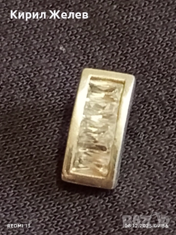 Елегантно сребърно бижу с голям кристал 29709, снимка 7 - Колиета, медальони, синджири - 52686085