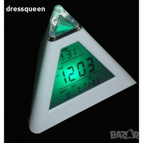 0215 LED будилник и метеостанция, снимка 3 - Друга електроника - 37356498