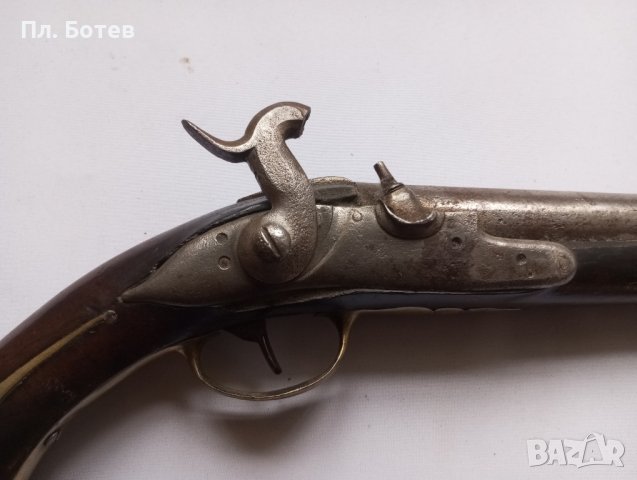 Стар капсулен пистолет , снимка 3 - Антикварни и старинни предмети - 43389553