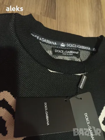 Dolce Gabana мъжка блуза/ мъжки пуловер , снимка 2 - Пуловери - 48427545