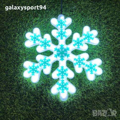 Лед коледна фигурка дядо коледа  двулицеви фигурки  за лед коледна украса, снимка 6 - Декорация за дома - 47828669