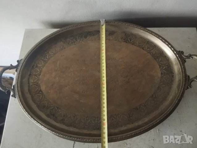 Стара табла,поднос, снимка 3 - Други ценни предмети - 47573385