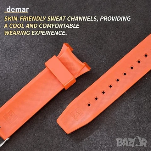 Силиконова каишка за часовник, съвместима с мъжки часовник Casio EQS-800CPB-1AV/EQS-800, снимка 2 - Мъжки - 50600277