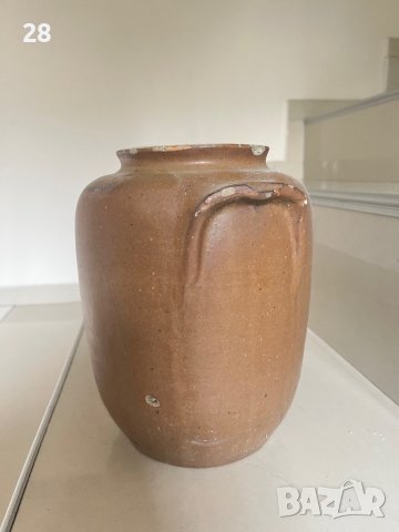 Старо гърне кашпа керамика ПРОГРЕСЬ, снимка 2 - Саксии и кашпи - 43097367
