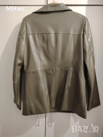 Дамско сако, еко кожа, снимка 7 - Якета - 51514133