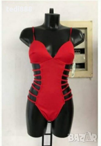 Нов червен бански, снимка 2 - Бански костюми - 37511585