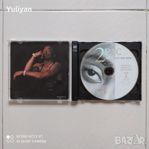 Заглавие: 👑 2Pac - All Eyez on Me | КАТО НОВ | 30г. от Легендата 👑, снимка 2 - CD дискове - 53477683